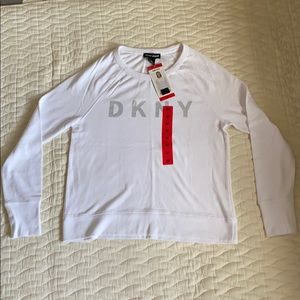 Brand new white dkny sweater